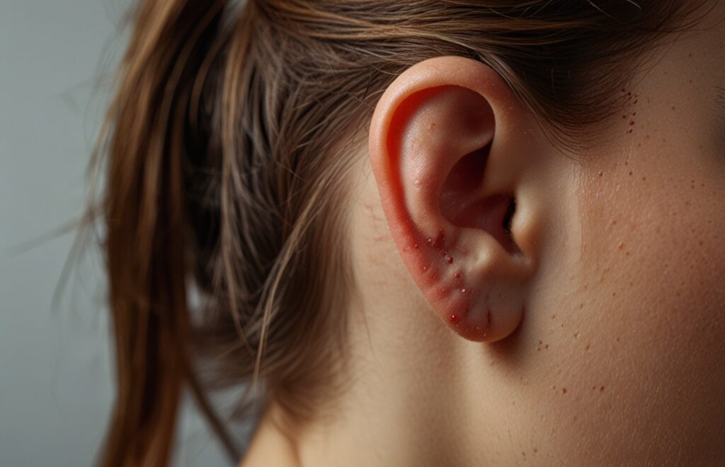 symptoms of pillow ear