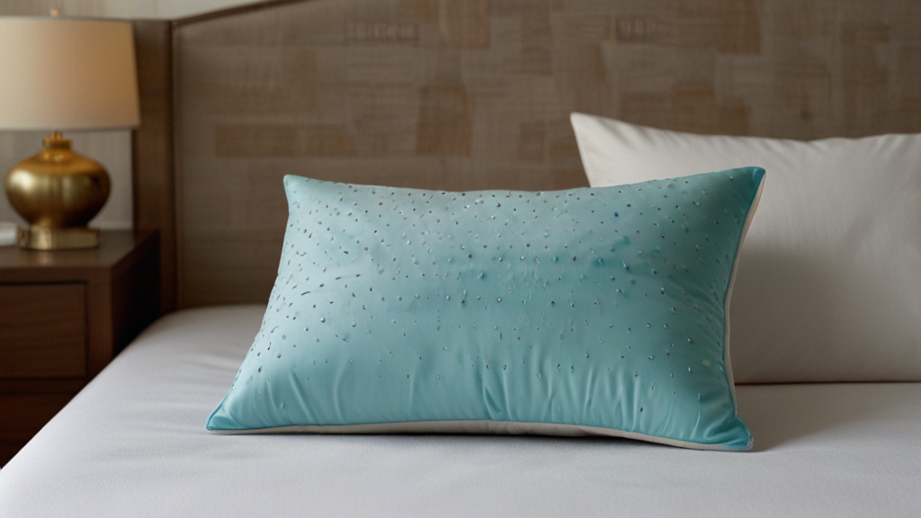 Gel infused pillow for TMJ